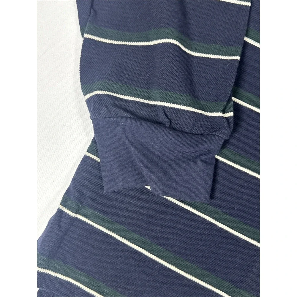 Polo by Ralph Lauren Polo Shirt Long Sleeve Striped Vintage NWT Size XL